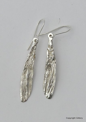 Silver 'Wing' Earrings