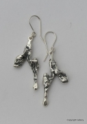 Oxidised silver 'Uplands' Earrings